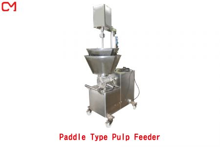 Paddle-type pulp feeder